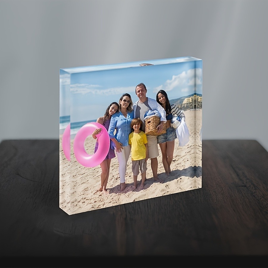 Photo Acrylic Block - 1PC Foto Personalizada em Acrílico, Presente