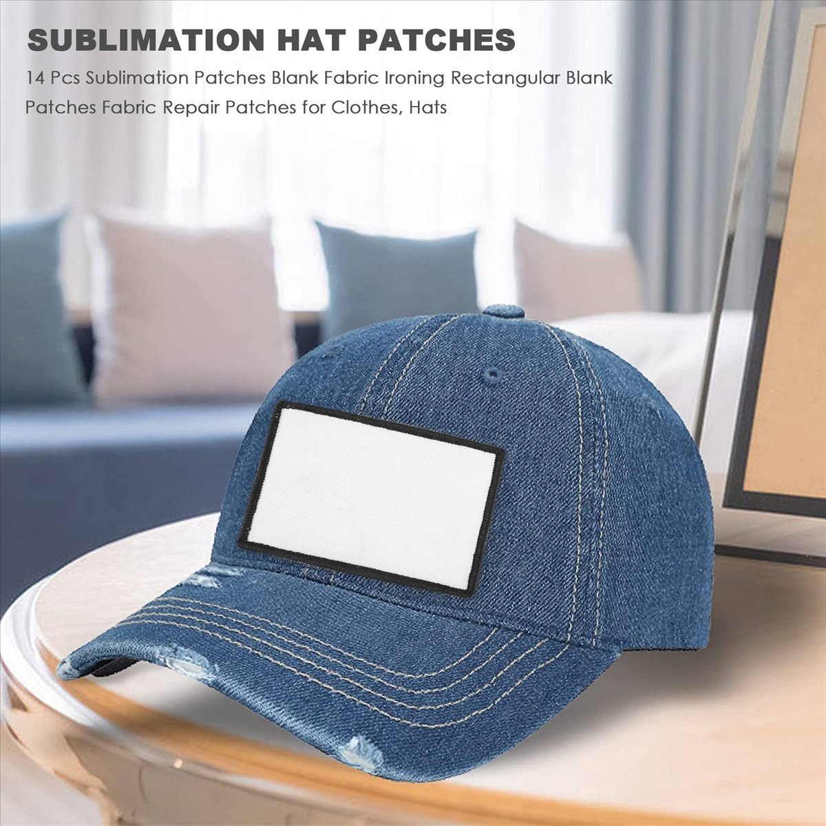 Hat Sublimation Blank - 【Em Promoção】14 Peças de Patches de