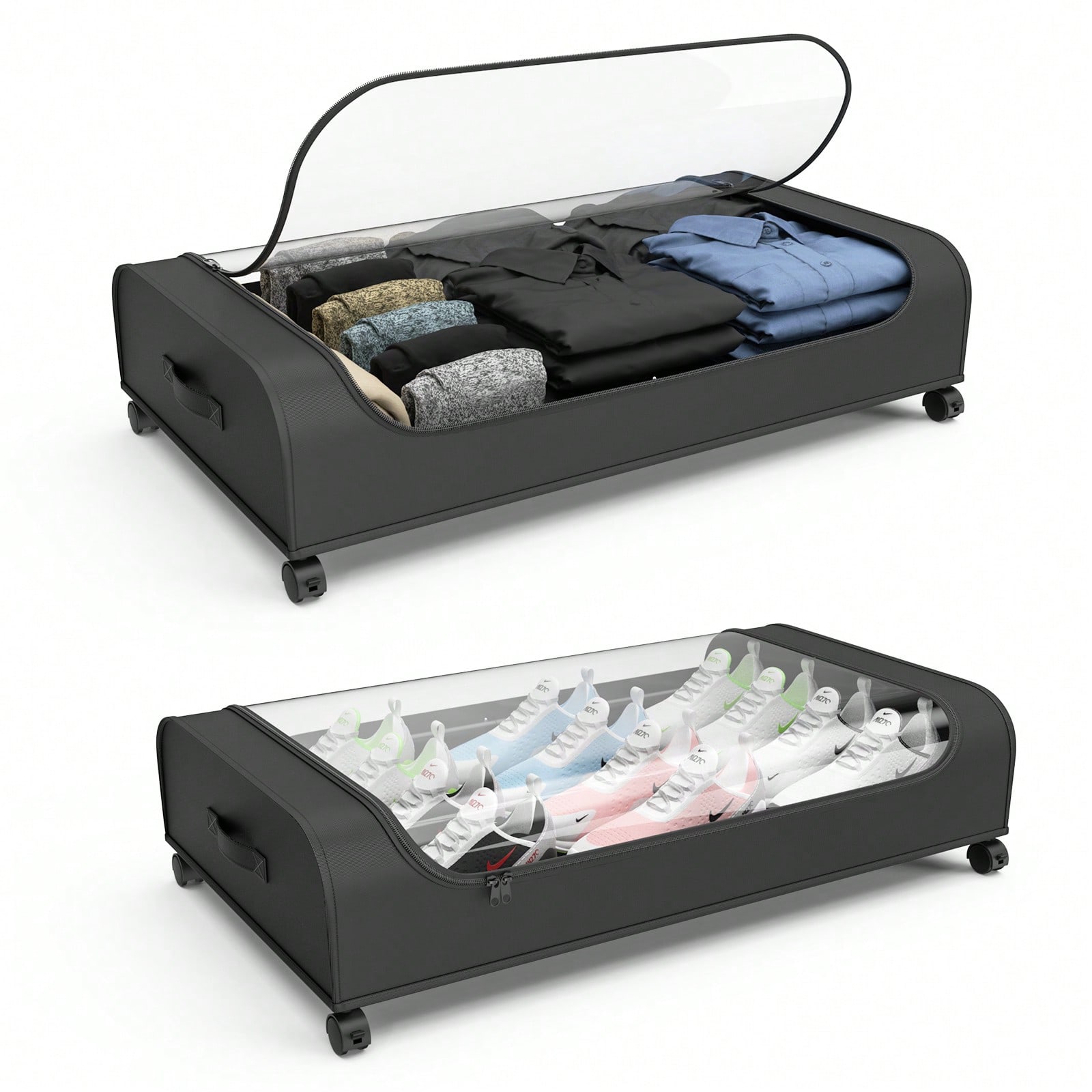 Metal Photo Panel - Organizador de Armazenamento para Debaixo da