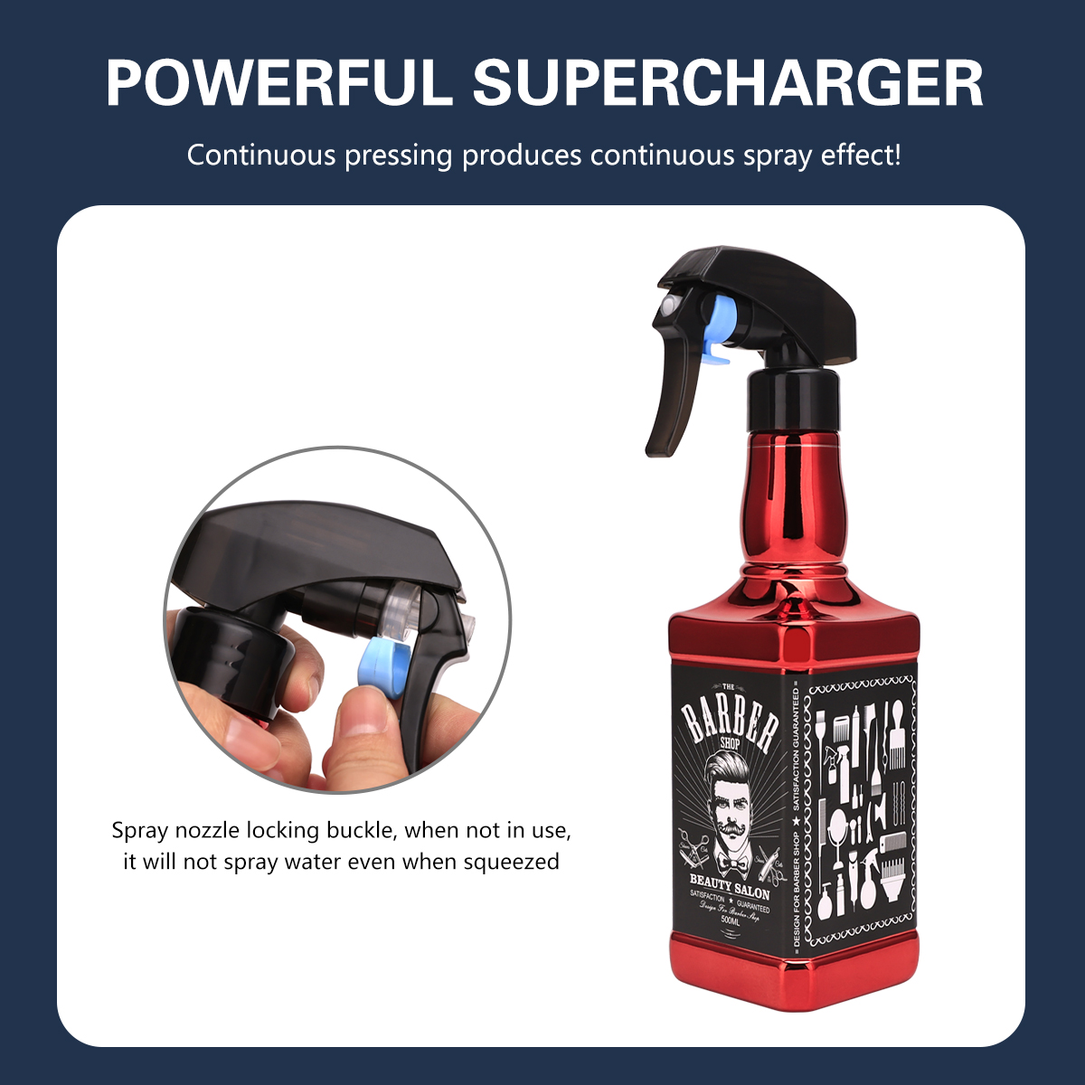 Spray de barbeiro para salão d - Water Bottle Blank avaliação e preço