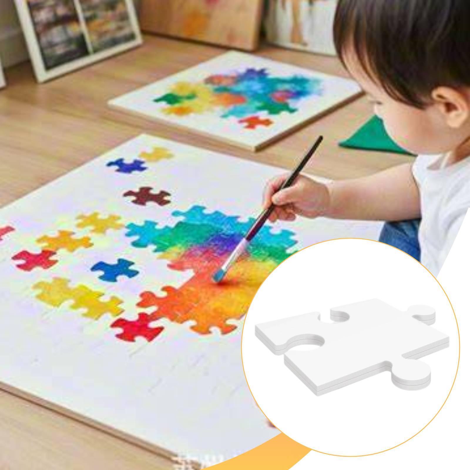 24x Quebra-Cabeças em Cartão B - Puzzle Blank White avaliação e preço