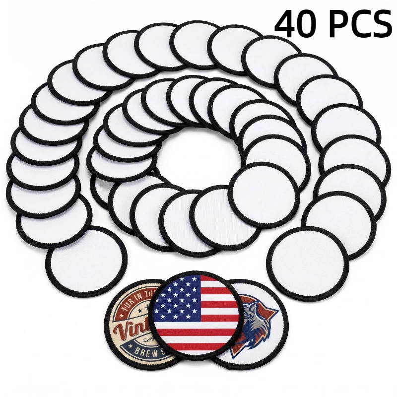 40 peças de patches de sublima - Hat Sublimation Blank avaliação e preço