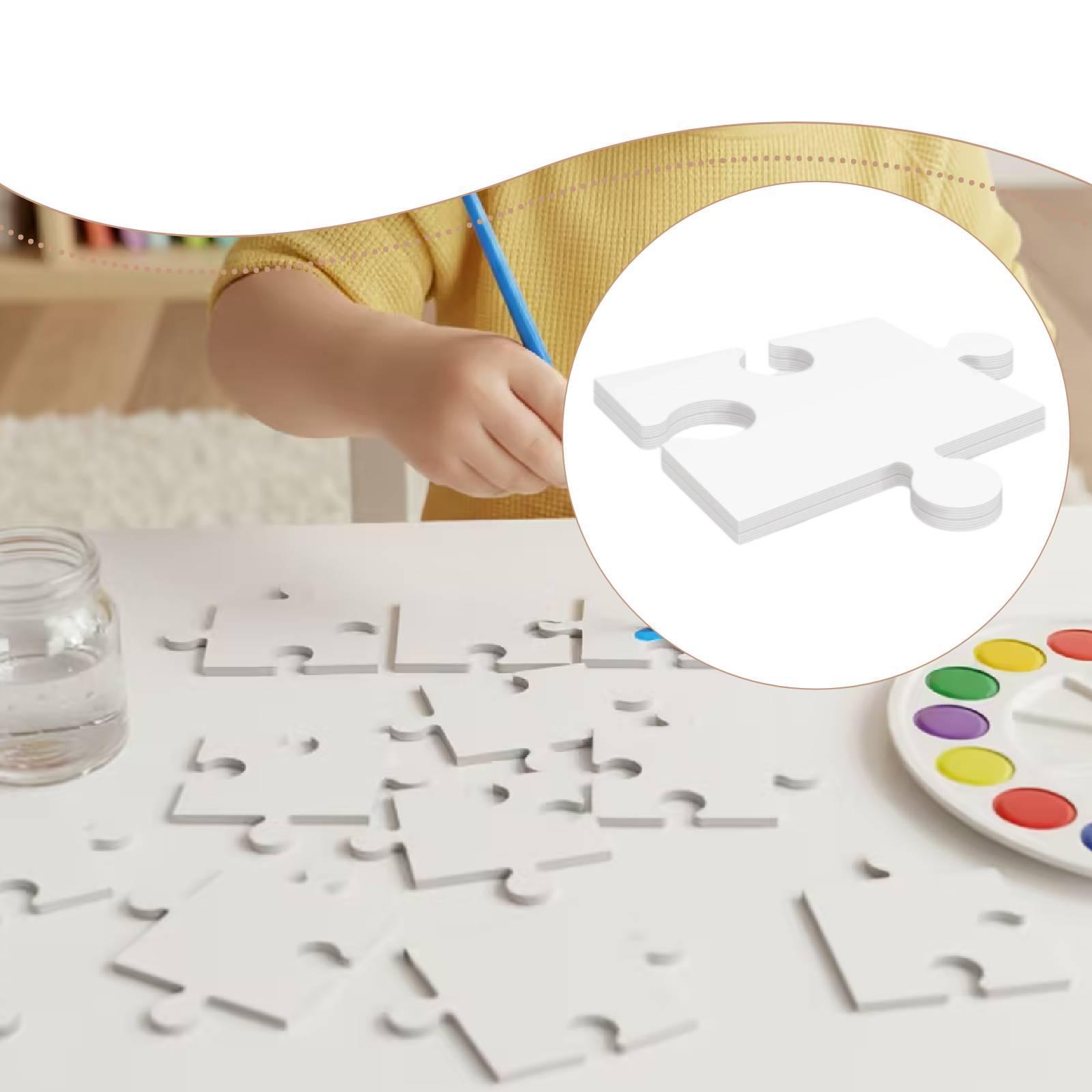 Quebra-Cabeças em Cartão Branc - Puzzle Blank White avaliação e preço