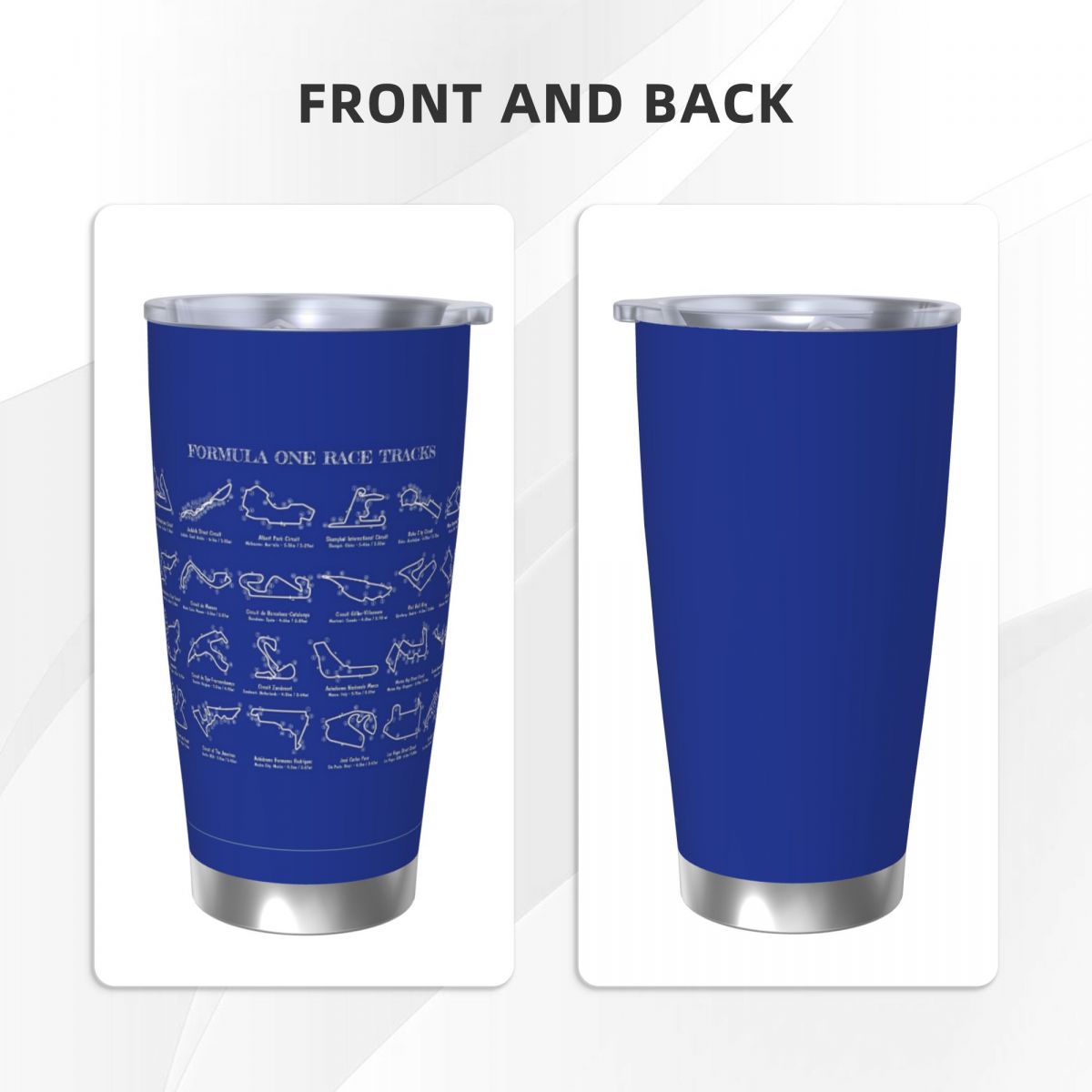 Trilhas de corrida F1 (estênci - Tumbler 20Oz White avaliação e preço