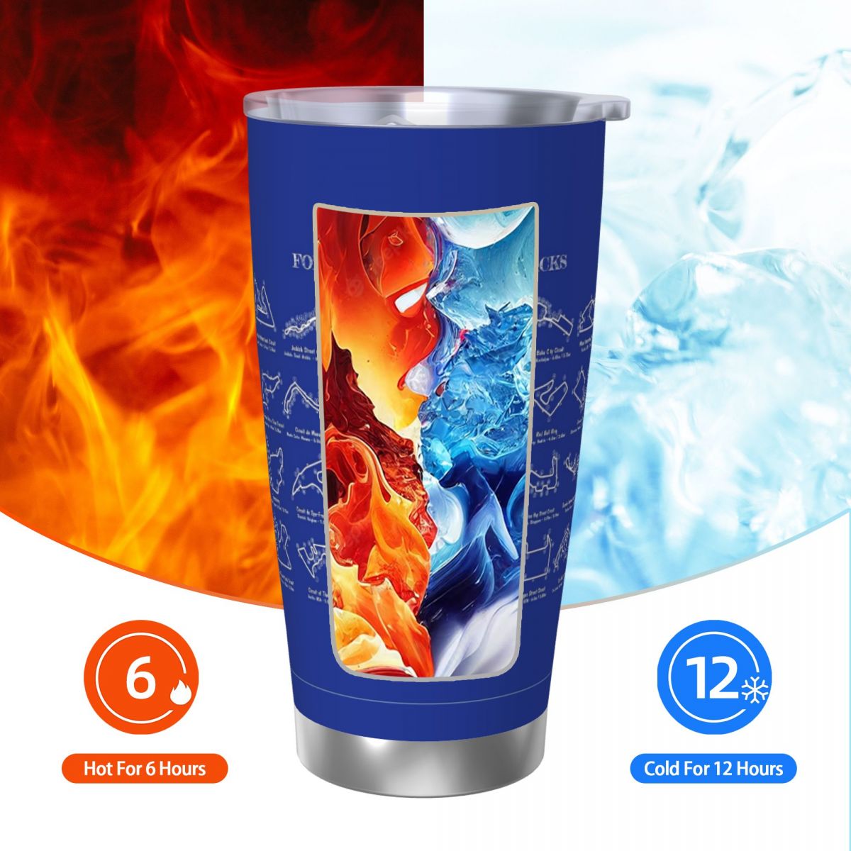 Trilhas de corrida F1 (estênci - Tumbler 20Oz White avaliação e preço